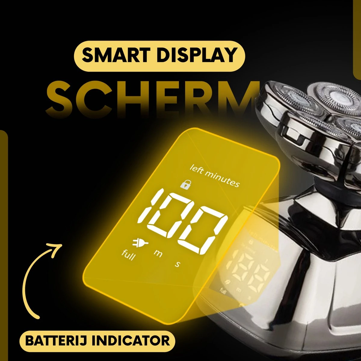 6-in-1 Scheerapparaat Mannen – Trimmer - Skull Edition PRO - Electric Face & Head Shaver - Hoofd Kaal Scheren – Nat & Droog - Draadloos Opladen - Elektrisch - Incl. E-Book - Afbeelding 17