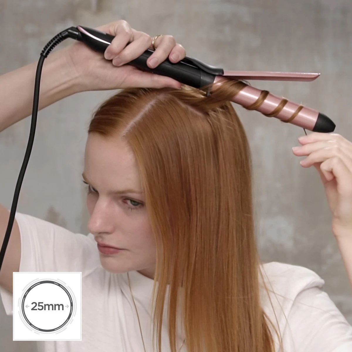 BaByliss ® Rose-Quartz 25mm Curling Tong C451E - Krultang - Afbeelding 5