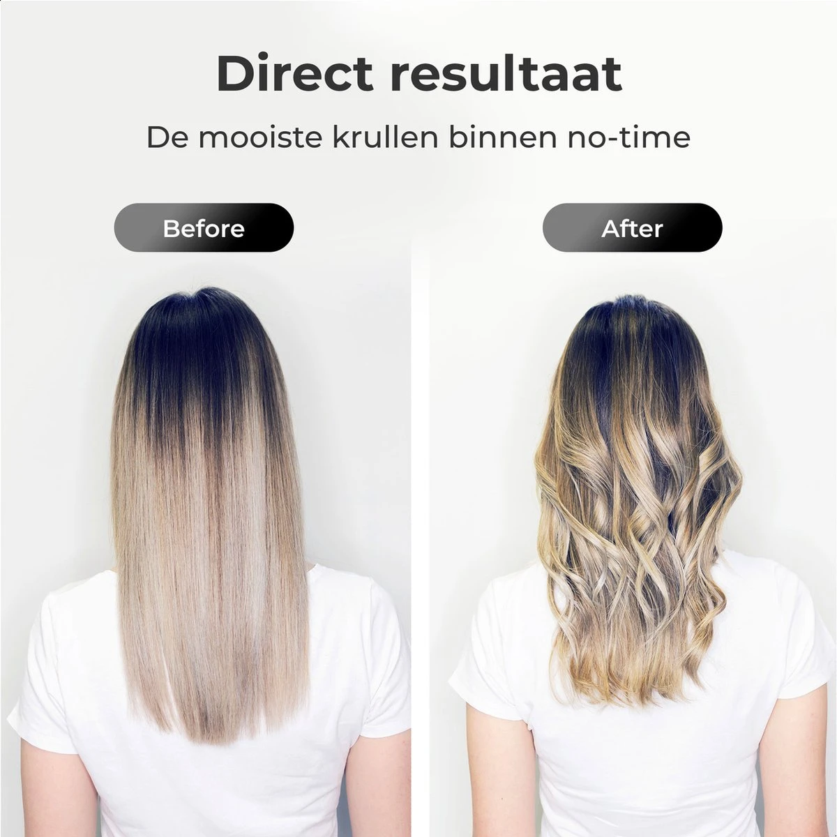 Tutabelle Airwrap - 6 In 1 Haarstyler - Trendy Airstyler - Multistyler - Airwrap Krultang - Krulborstel - Hairstyler - Fohnborstel - Stijltang - Zwart - Afbeelding 5