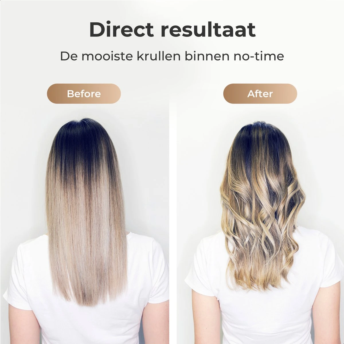 Tutabelle Airwrap - 6 In 1 Hairstyler - Multistyler - Krultang - Krulborstel - Haarstyler - Hairstyler - Stijltang - Wit - Afbeelding 4