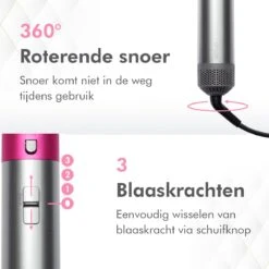 Dryze Airstyler Grey/pink Edition - Inclusief Leren Opbergdoos - Krultang - Föhn - Airwrap - Föhnborstel En Stijltang In 1 14 Dryze Airstyler Grey/pink Edition - Inclusief Leren Opbergdoos - Krultang - Föhn - Airwrap - Föhnborstel En Stijltang In 1 -BaByliss Verkoopwinkel 1200x1200 2962