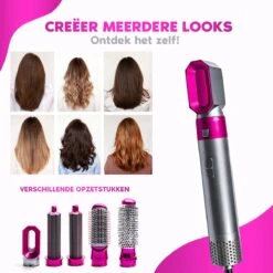 Airwrap Krultang - Krultang 5 In 1 - Föhnborstel - 5 In 1 Multi Styler - Haardroger Met Borstel - Zwart 13 Airwrap Krultang - Krultang 5 In 1 - Föhnborstel - 5 In 1 Multi Styler - Haardroger Met Borstel - Zwart -BaByliss Verkoopwinkel 1200x1200 2980