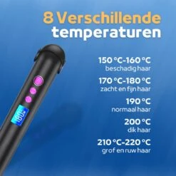 Woodoro Draadloze 2-in-1 Stijltang En Krultang – Wave & Golvenkrultang – Keramische Platen - Fer à Lisser - Zwart -BaByliss Verkoopwinkel 1200x1200 3049