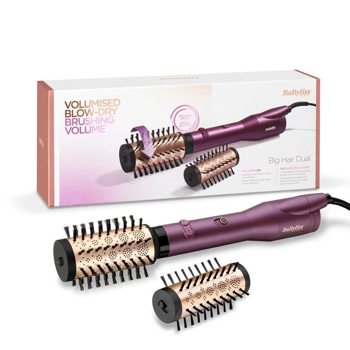 BaByliss Big Hair Dual AS950E - Föhnborstel Set 3 BaByliss Big Hair Dual AS950E - Föhnborstel Set