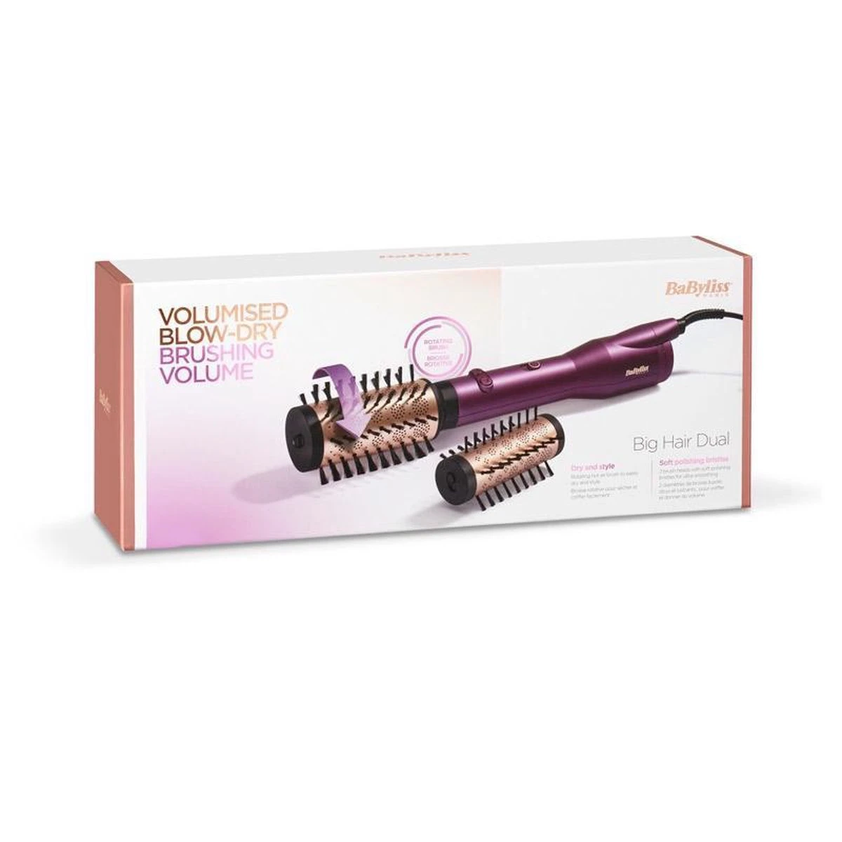 BaByliss Big Hair Dual AS950E - Föhnborstel Set 12 BaByliss Big Hair Dual AS950E - Föhnborstel Set - Afbeelding 10