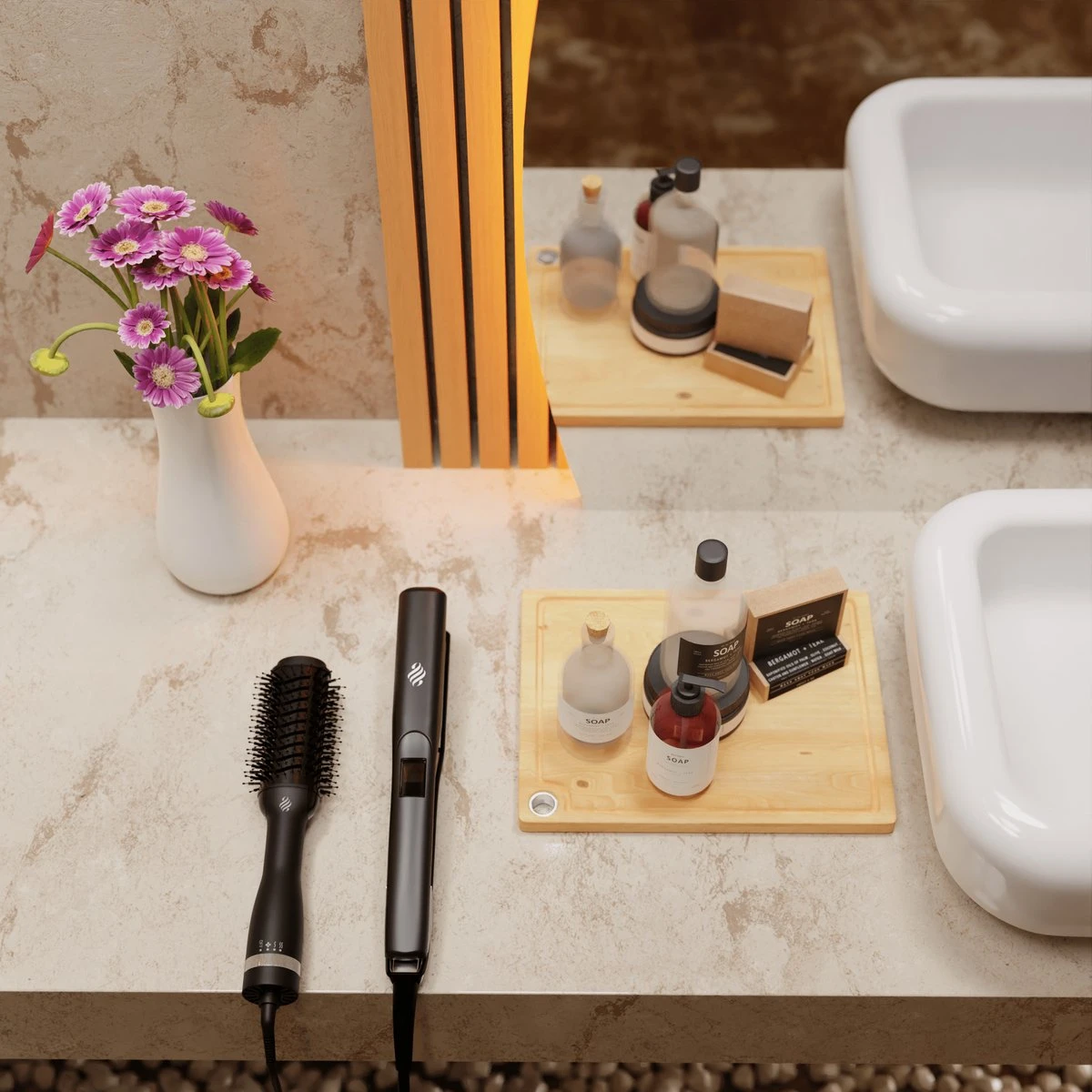 Ace & Taylor TS121 Titanium Stijltang - Zwart - Afbeelding 4