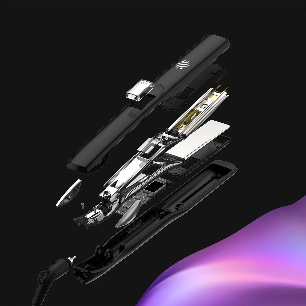 Ace & Taylor TS121 Titanium Stijltang - Zwart - Afbeelding 5