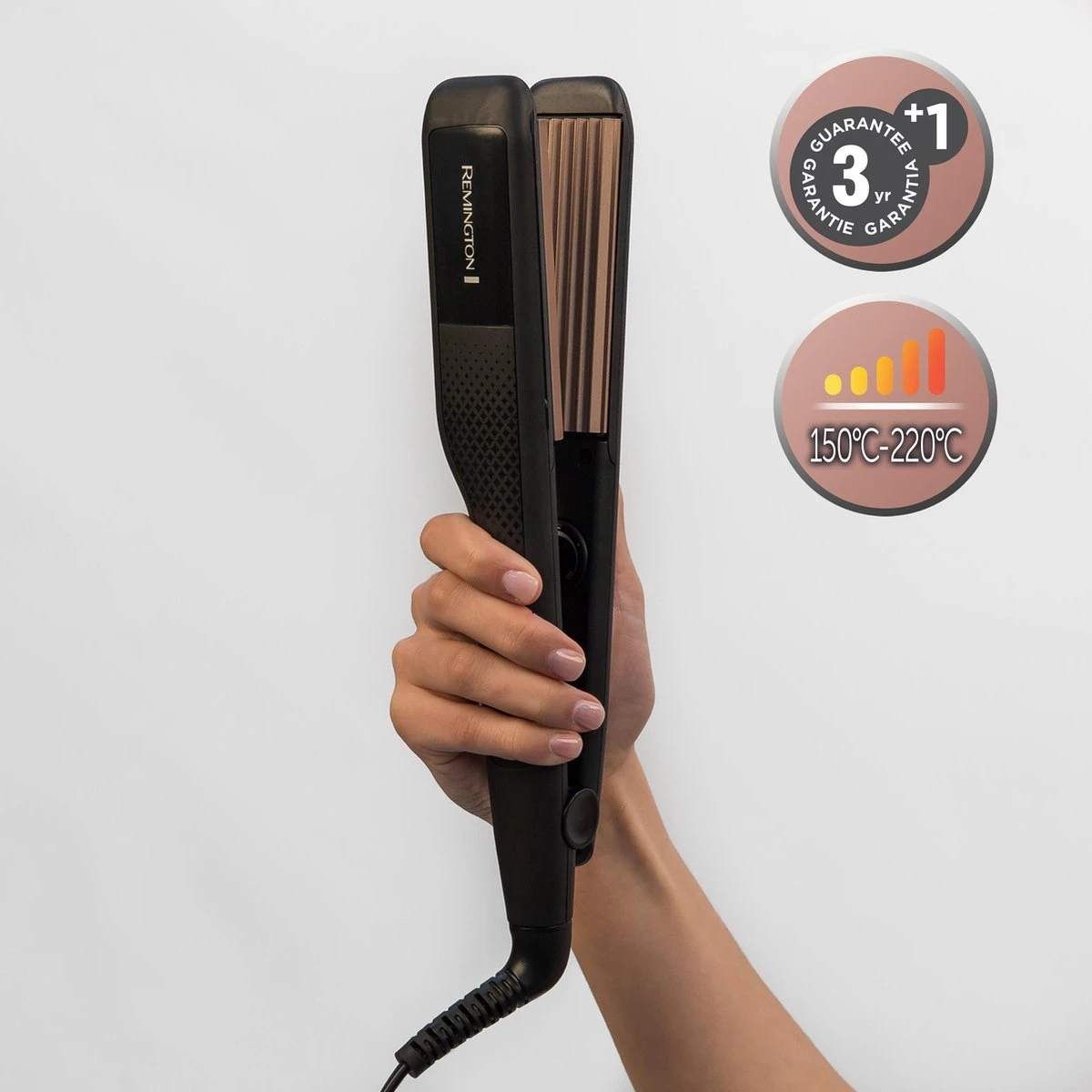 Remington S3580 Ceramic Crimp 220 - Wafeltang - Afbeelding 2