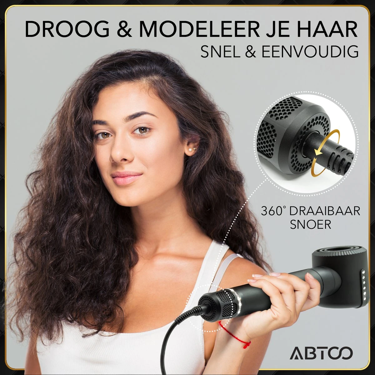 ABTOO Professionele 7-in-1 Airwrap Föhnborstel & Haarstijler - Inclusief Opbergdoos & Hittebestendige Handschoen - Haardroger Föhn Met Borstel Styler - Elektrische Haarborstel / Krultang - Multistyler Krulborstel - Magische Stijlborstel - Hairwrap 6 ABTOO Professionele 7-in-1 Airwrap Föhnborstel & Haarstijler - Inclusief Opbergdoos & Hittebestendige Handschoen - Haardroger Föhn Met Borstel Styler - Elektrische Haarborstel / Krultang - Multistyler Krulborstel - Magische Stijlborstel - Hairwrap - Afbeelding 4