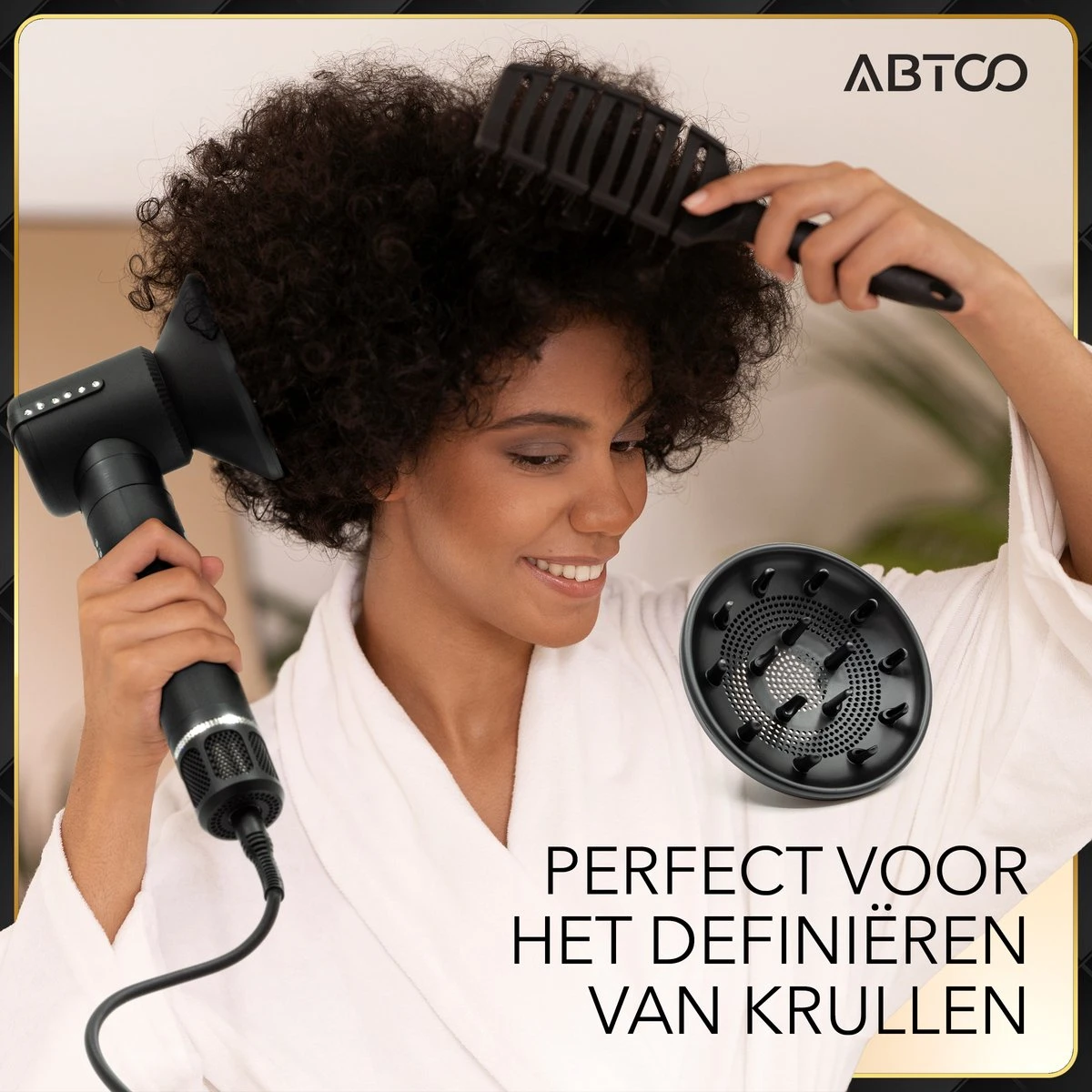 ABTOO Professionele 7-in-1 Airwrap Föhnborstel & Haarstijler - Inclusief Opbergdoos & Hittebestendige Handschoen - Haardroger Föhn Met Borstel Styler - Elektrische Haarborstel / Krultang - Multistyler Krulborstel - Magische Stijlborstel - Hairwrap 7 ABTOO Professionele 7-in-1 Airwrap Föhnborstel & Haarstijler - Inclusief Opbergdoos & Hittebestendige Handschoen - Haardroger Föhn Met Borstel Styler - Elektrische Haarborstel / Krultang - Multistyler Krulborstel - Magische Stijlborstel - Hairwrap - Afbeelding 5