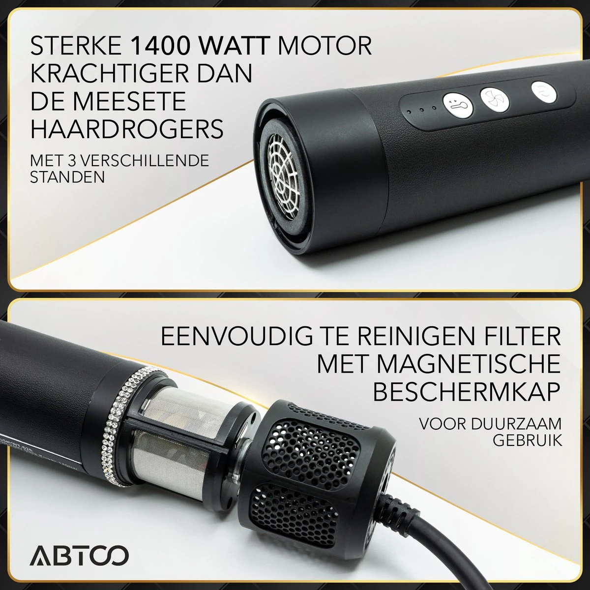 ABTOO Professionele 7-in-1 Airwrap Föhnborstel & Haarstijler - Inclusief Opbergdoos & Hittebestendige Handschoen - Haardroger Föhn Met Borstel Styler - Elektrische Haarborstel / Krultang - Multistyler Krulborstel - Magische Stijlborstel - Hairwrap 10 ABTOO Professionele 7-in-1 Airwrap Föhnborstel & Haarstijler - Inclusief Opbergdoos & Hittebestendige Handschoen - Haardroger Föhn Met Borstel Styler - Elektrische Haarborstel / Krultang - Multistyler Krulborstel - Magische Stijlborstel - Hairwrap - Afbeelding 8