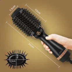AG110 Luxe 3-in-1 Fohnborstel - Goud - Keramische Fohnborstels - Inclusief Travelbag, 12 Kleefrollen & 12 Haarclips - Ronde Borstel - 1000w - Krulborstel - Magic Brush - Lang/Kort/Stijl/Krullen Zwart 25 AG110 Luxe 3-in-1 Fohnborstel - Goud - Keramische Fohnborstels - Inclusief Travelbag, 12 Kleefrollen & 12 Haarclips - Ronde Borstel - 1000w - Krulborstel - Magic Brush - Lang/Kort/Stijl/Krullen Zwart -BaByliss Verkoopwinkel 1200x1200 3785