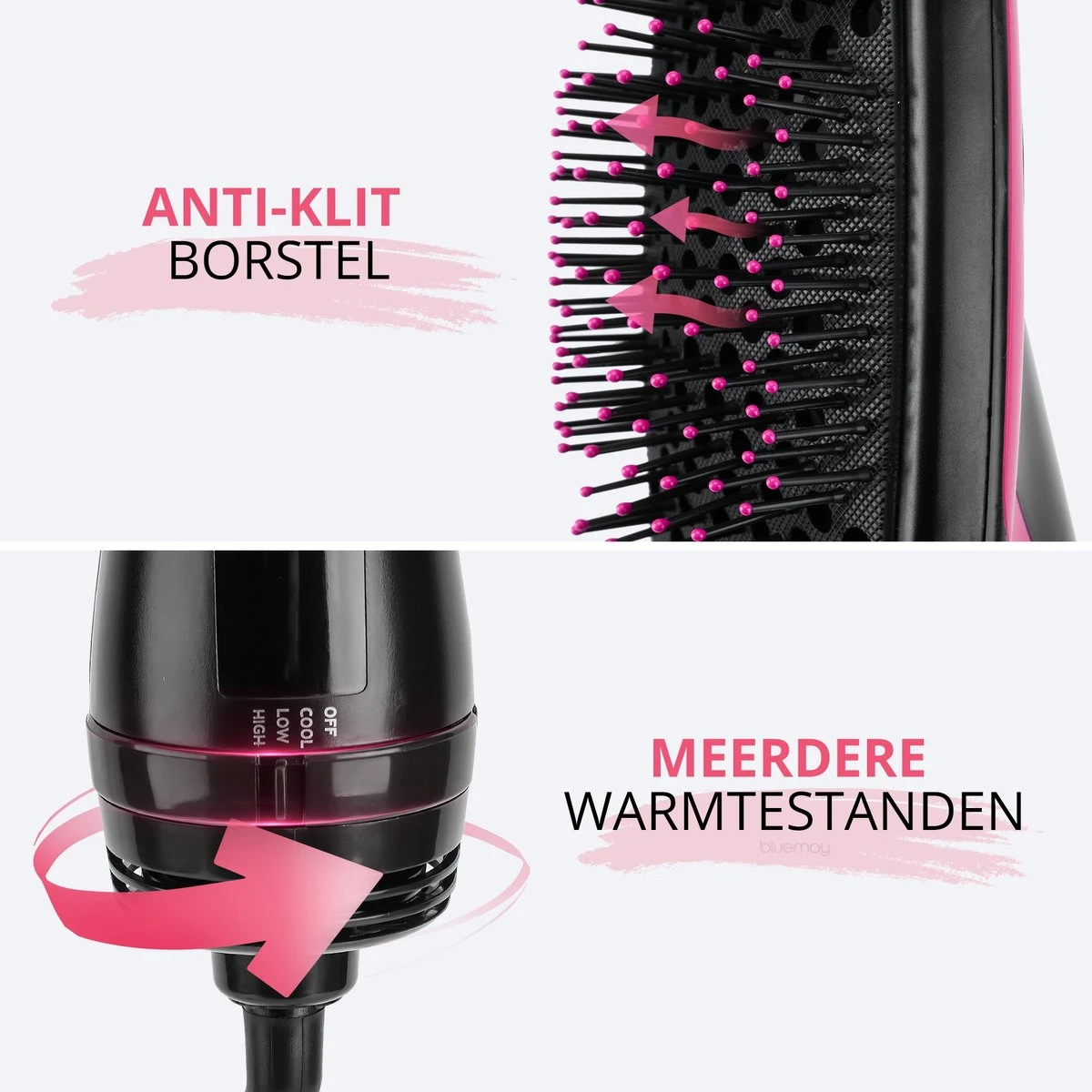 Föhnborstel - Föhn & Styler - Stijl- En Droogborstel In 1 (2 In 1) - Afbeelding 6