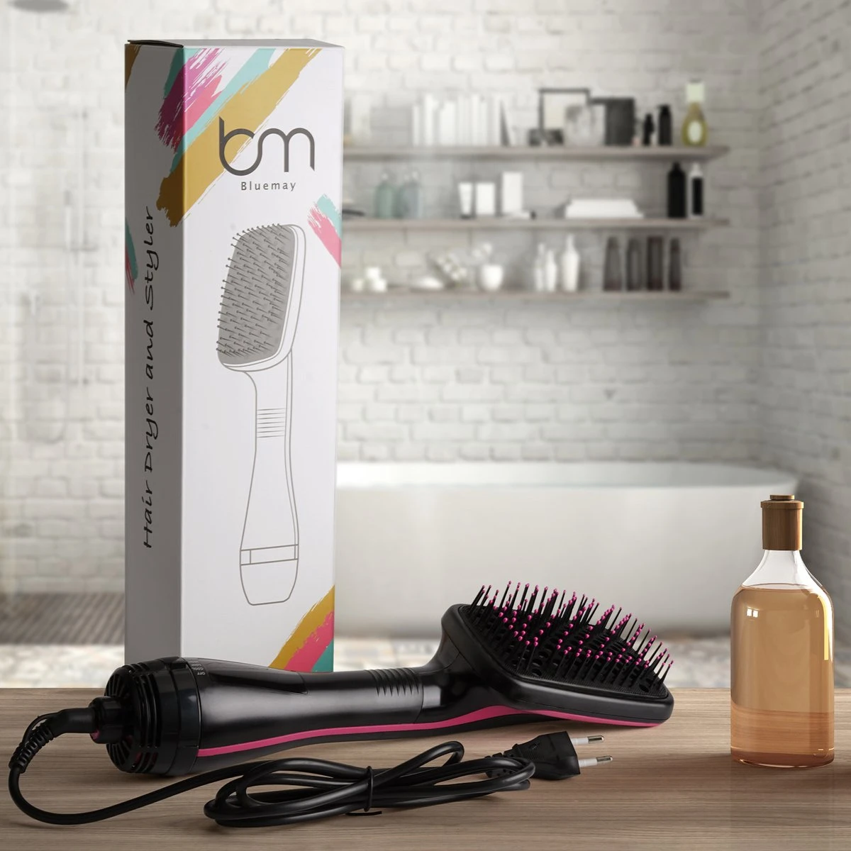 Föhnborstel - Föhn & Styler - Stijl- En Droogborstel In 1 (2 In 1) - Afbeelding 7