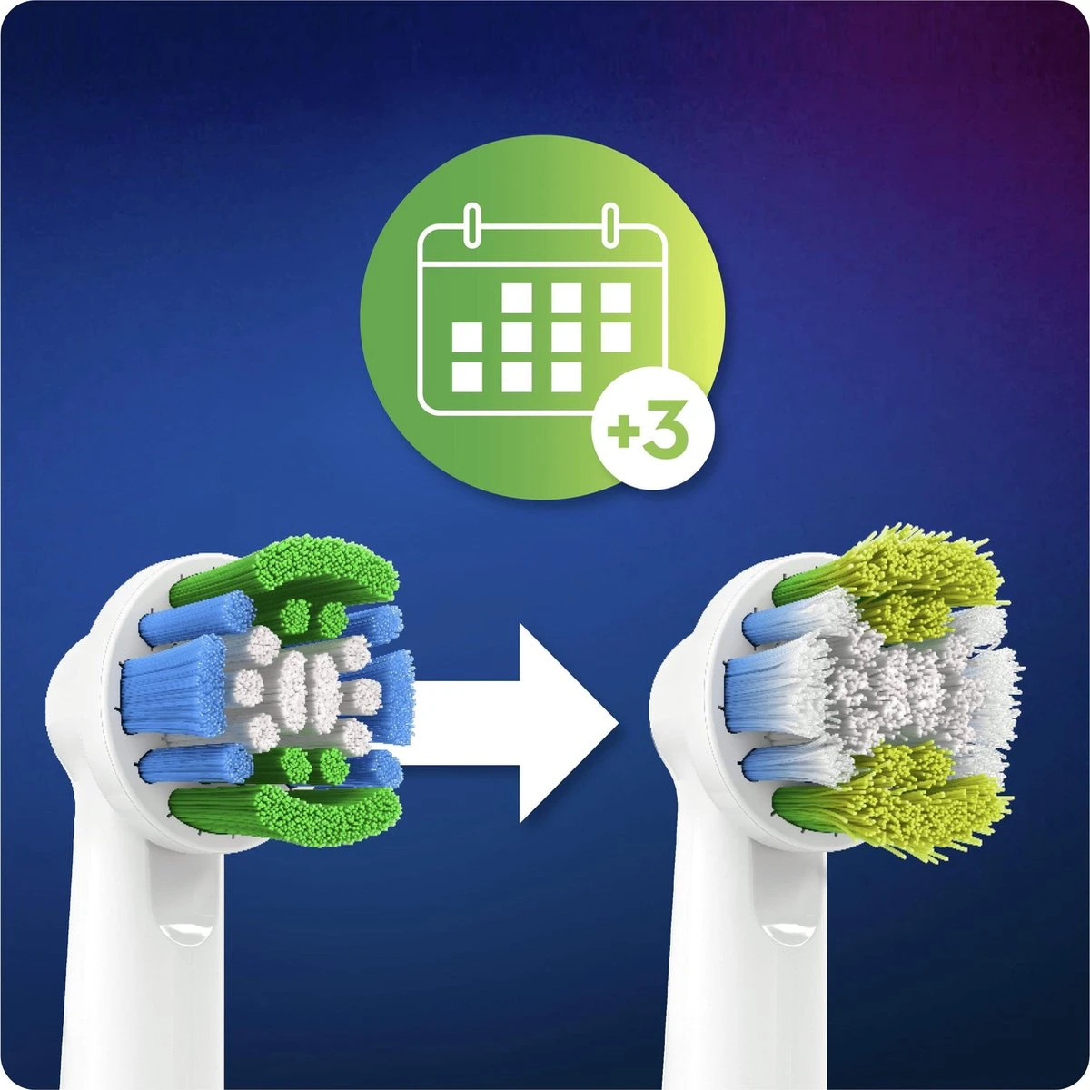Oral B Oral-B Precision Clean - Met CleanMaximiser-technologie - Opzetborstels - 2 Stuks 4 Oral B Oral-B Precision Clean - Met CleanMaximiser-technologie - Opzetborstels - 2 Stuks - Afbeelding 2