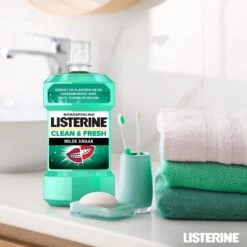 LISTERINE Clean & Fresh, Mondwater Met Essentiële Oliën En Fluoride, Zonder Alcohol, Bereikt De Plaatsen Die De Tandenborstel Mist – Zelfs Tussen De Beugel, 3 X 500 Ml 25 LISTERINE Clean & Fresh, Mondwater Met Essentiële Oliën En Fluoride, Zonder Alcohol, Bereikt De Plaatsen Die De Tandenborstel Mist – Zelfs Tussen De Beugel, 3 X 500 Ml -BaByliss Verkoopwinkel 1200x1200 575