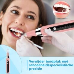 DEN-T® PRO U500 - Elektrische Sonische Tandsteen Verwijderaar - Roze -BaByliss Verkoopwinkel 1200x1200 589