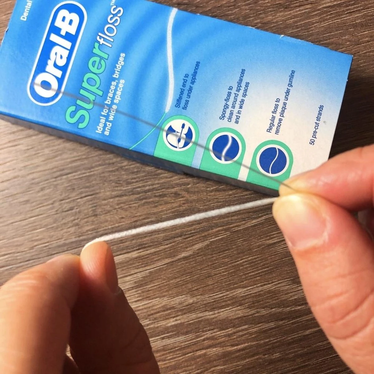 Oral B Oral-B Superfloss - 50 Stuks - Flosdraad 13 Oral B Oral-B Superfloss - 50 Stuks - Flosdraad - Afbeelding 11