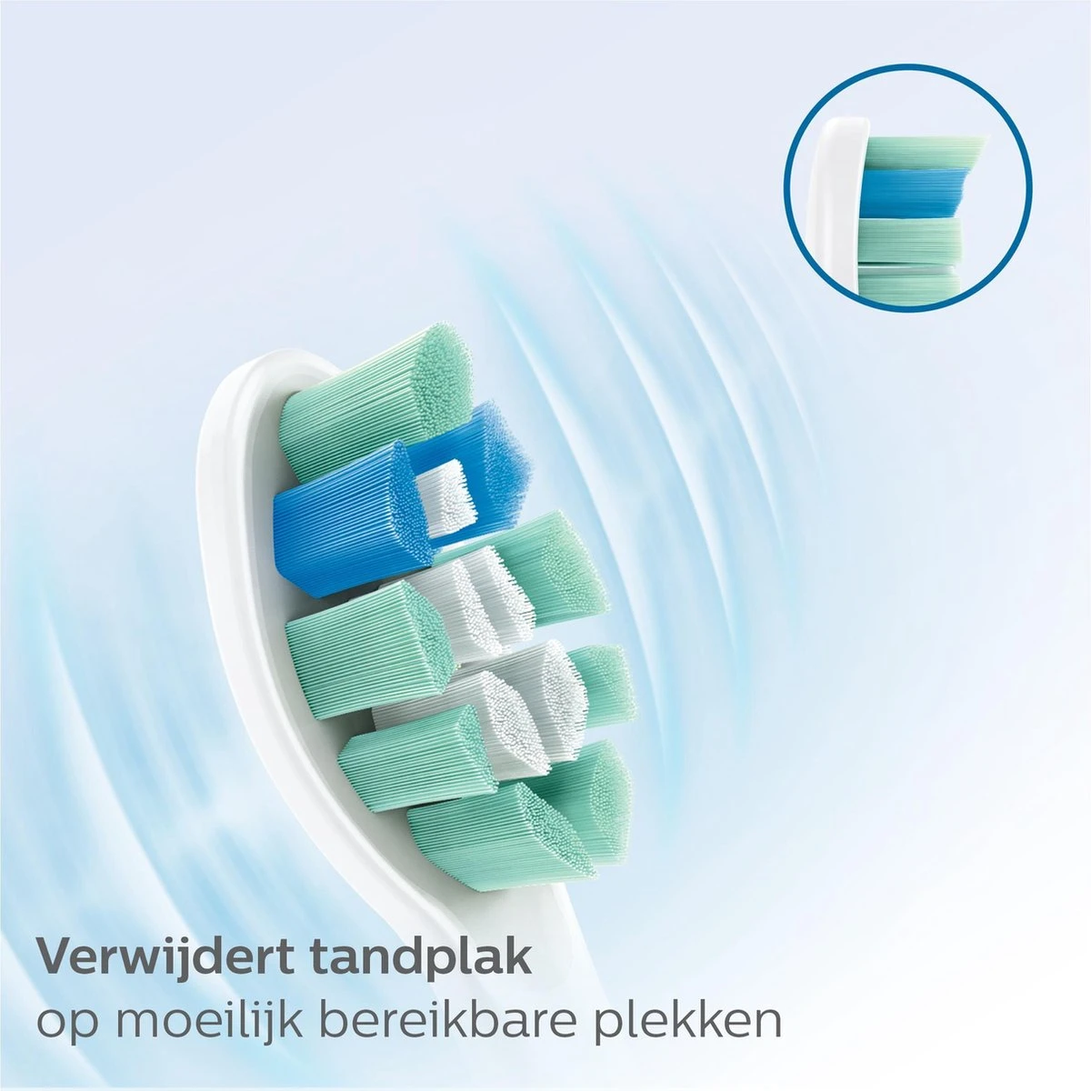 Philips Sonicare C2 Optimal Plaque Defence HX9024/10 - Opzetborstels - 4 Stuks - Afbeelding 8