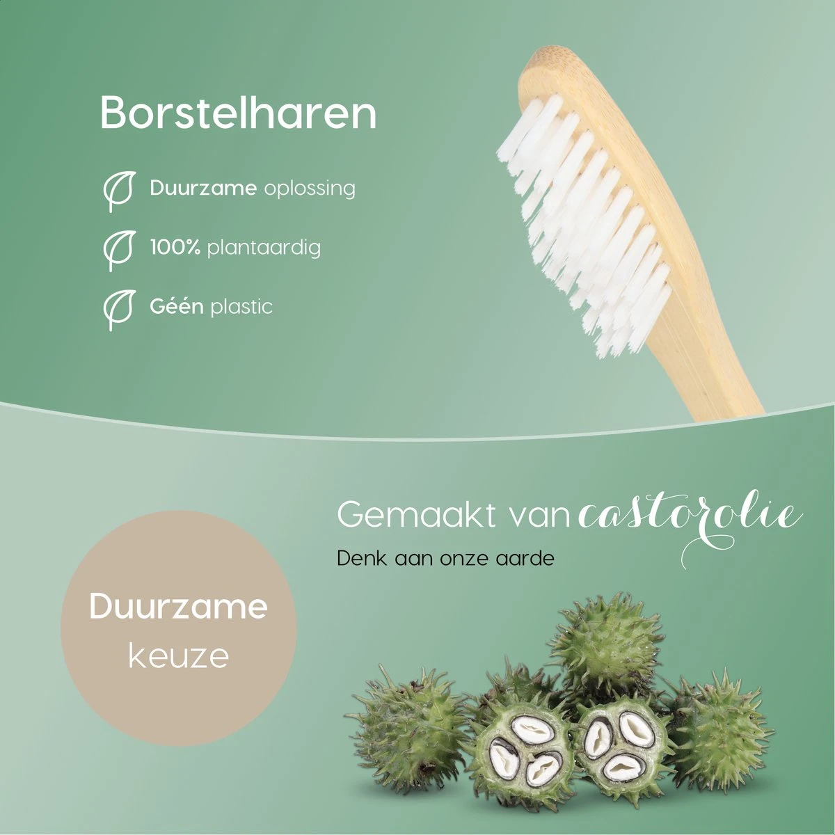 NATURE’S Groove® Bamboe Tandenborstel - Houten Tandenborstel Soft - 8 Stuks - Handmatig - Afbeelding 2