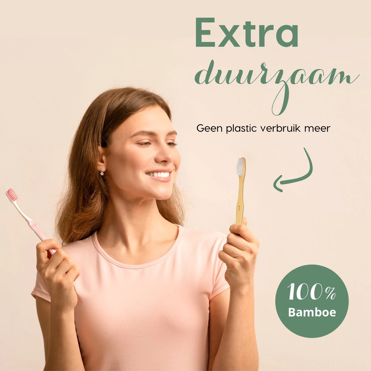 NATURE’S Groove® Bamboe Tandenborstel - Houten Tandenborstel Soft - 8 Stuks - Handmatig - Afbeelding 6