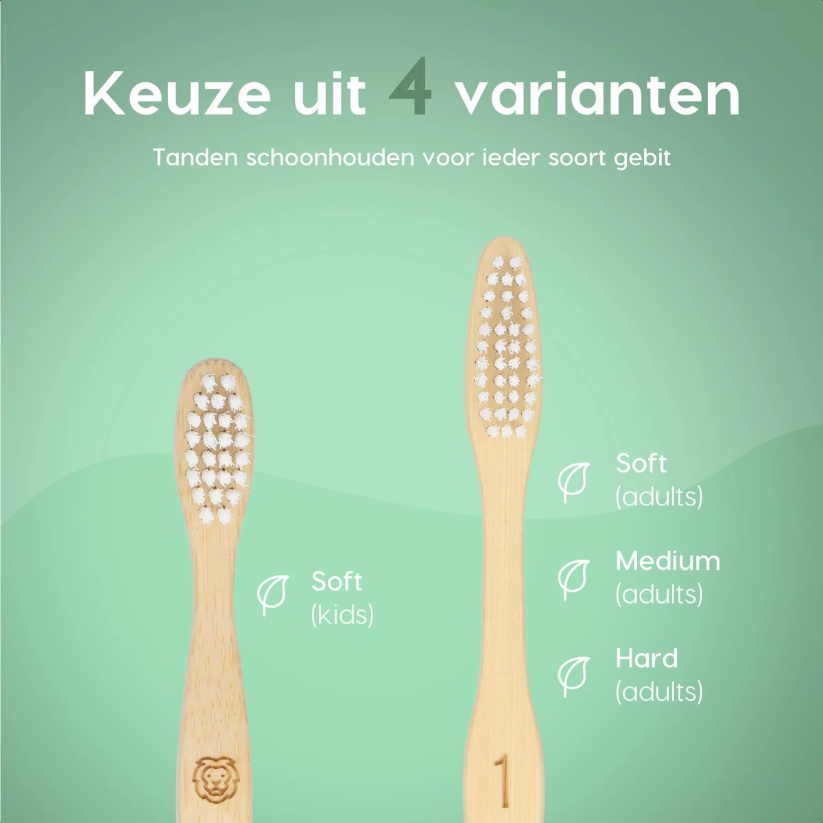 NATURE’S Groove® Bamboe Tandenborstel - Houten Tandenborstel Soft - 8 Stuks - Handmatig - Afbeelding 7