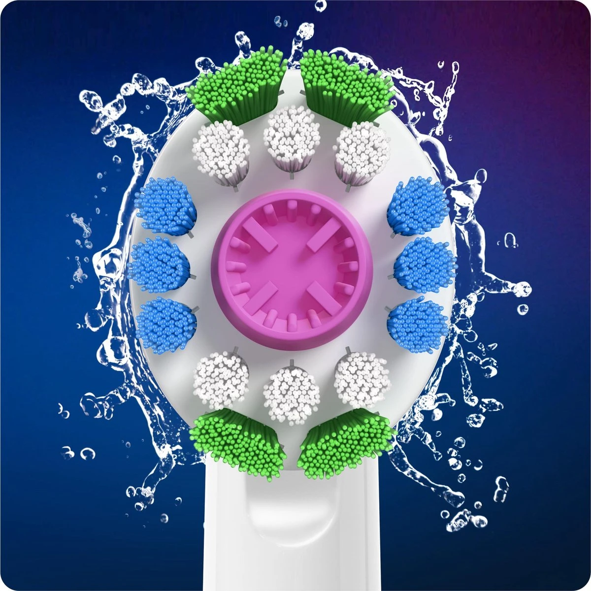 Oral B Oral-B 3D White - Met CleanMaximiser-technologie - Opzetborstels - 8 Stuks - Afbeelding 5