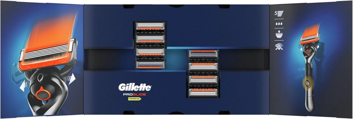 Gillette® Gillette ProGlide Power Scheermesjes Voor Mannen - 8 Navulmesjes - Afbeelding 10