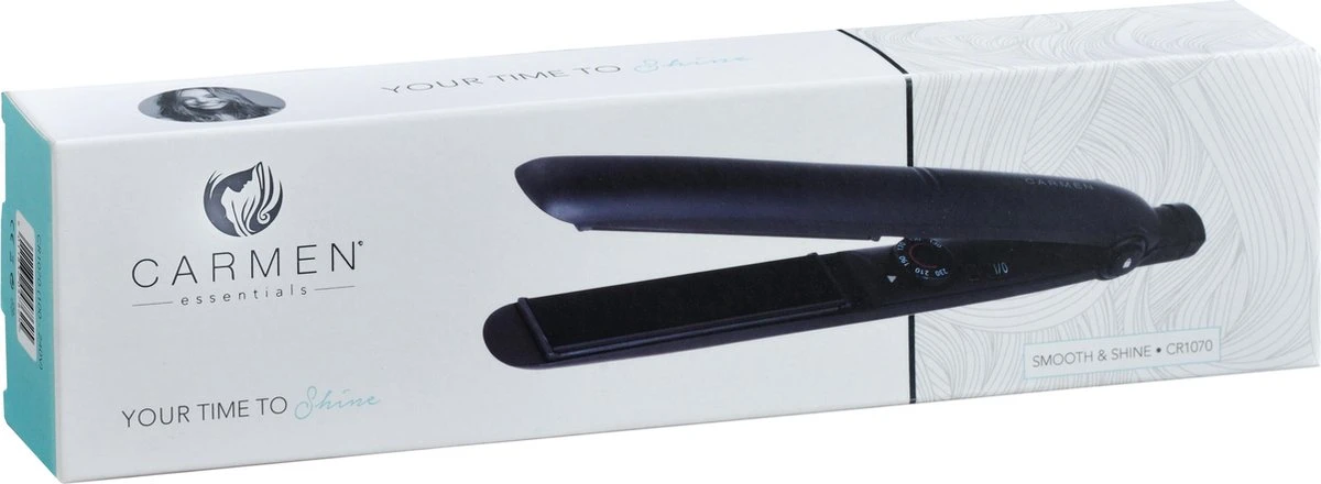 Carmen CR1070 - Stijltang - Zwart - Snel Opgewarmd - 6 Warmtestanden - ION Technologie - Afbeelding 7