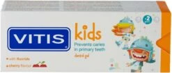 Vitis Kids - Tandpasta & Gel - 2+ Jaar - 50ml - Kersen Smaak -BaByliss Verkoopwinkel 1200x510