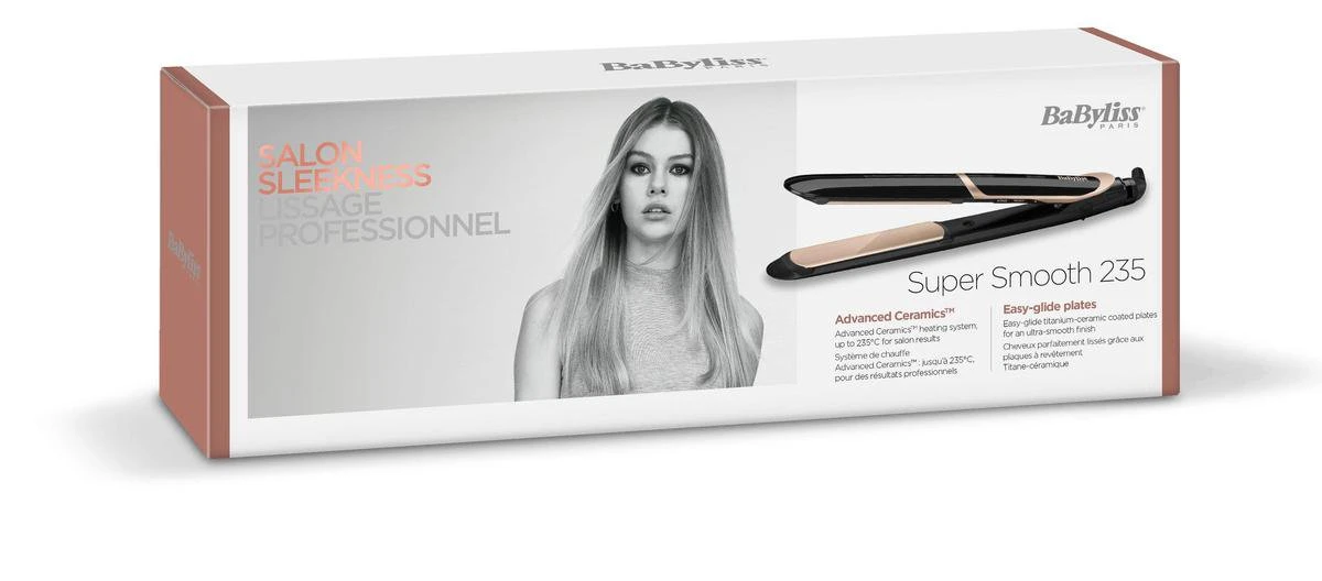 BaByliss Super Smooth 235 Stijltang ST393E - 6 Temperatuurinstellingen - Titanium Keramiek - Afbeelding 10