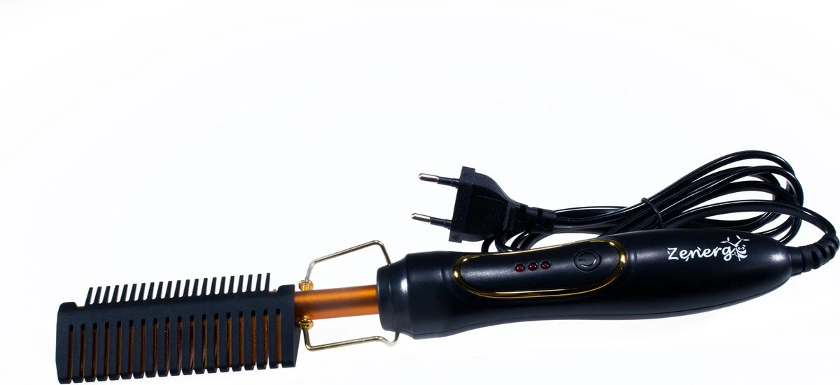 Zenergy Styling Comb VX11 Zwart - Elektrische Haarkam - Stijlborstel - Stijltang - Mannen & Vrouwen - Kam – Stijlkam – Elektrische Kam – Hot Comb – Baardstijler – Baardkam – Elektrische Haarborstel – Magic Brush – Moederdagtip - Valentijnsdag 4 Zenergy Styling Comb VX11 Zwart - Elektrische Haarkam - Stijlborstel - Stijltang - Mannen & Vrouwen - Kam – Stijlkam – Elektrische Kam – Hot Comb – Baardstijler – Baardkam – Elektrische Haarborstel – Magic Brush – Moederdagtip - Valentijnsdag - Afbeelding 2