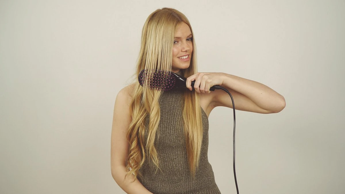 Velform Straight Wizard Stijlborstel Keramische Styler Haarborstel - Stijltang En Borstel - Hair Straightener - Afbeelding 3