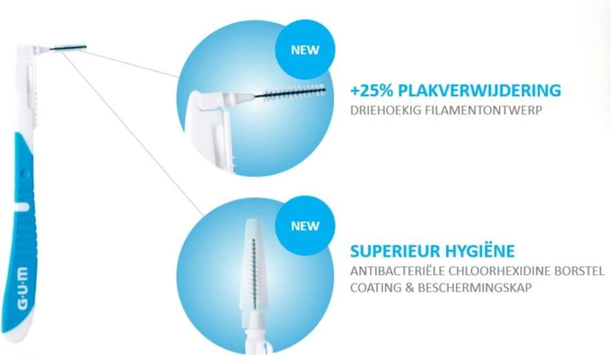 GUMĀ® GUM® BI-DIRECTION | 0.7 | 6 Stuks - Afbeelding 2