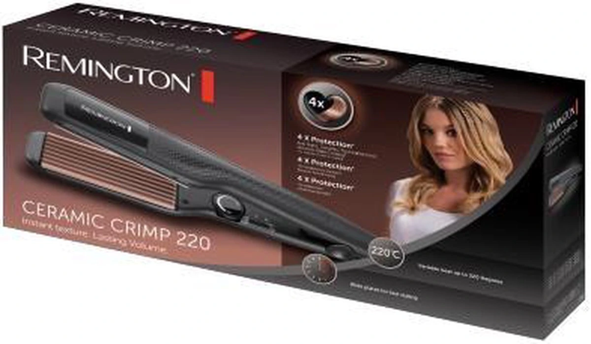 Remington S3580 Ceramic Crimp 220 - Wafeltang - Afbeelding 11