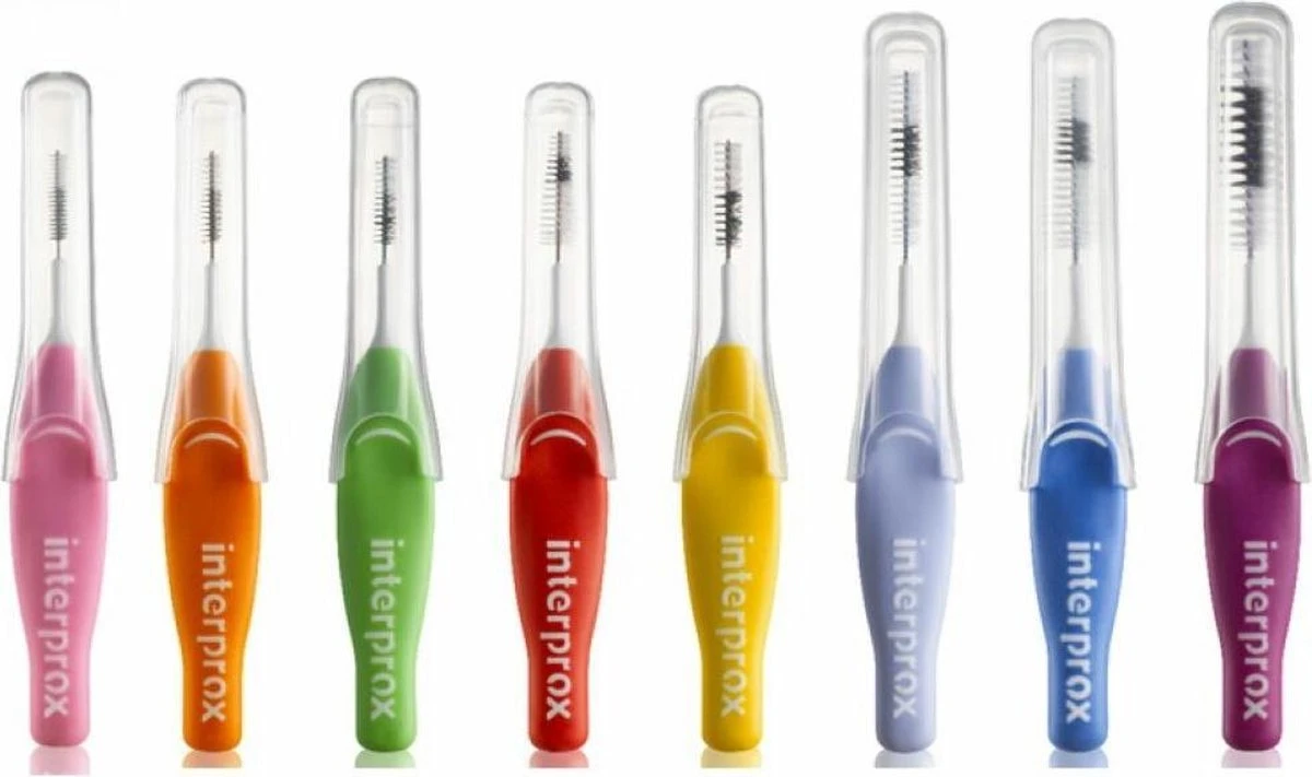 3x Interprox Ragers Super Micro 0.7 Oranje Blister à 6 Ragers - Afbeelding 3