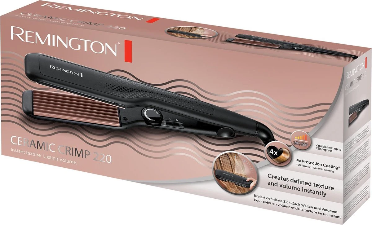 Remington S3580 Ceramic Crimp 220 - Wafeltang - Afbeelding 6