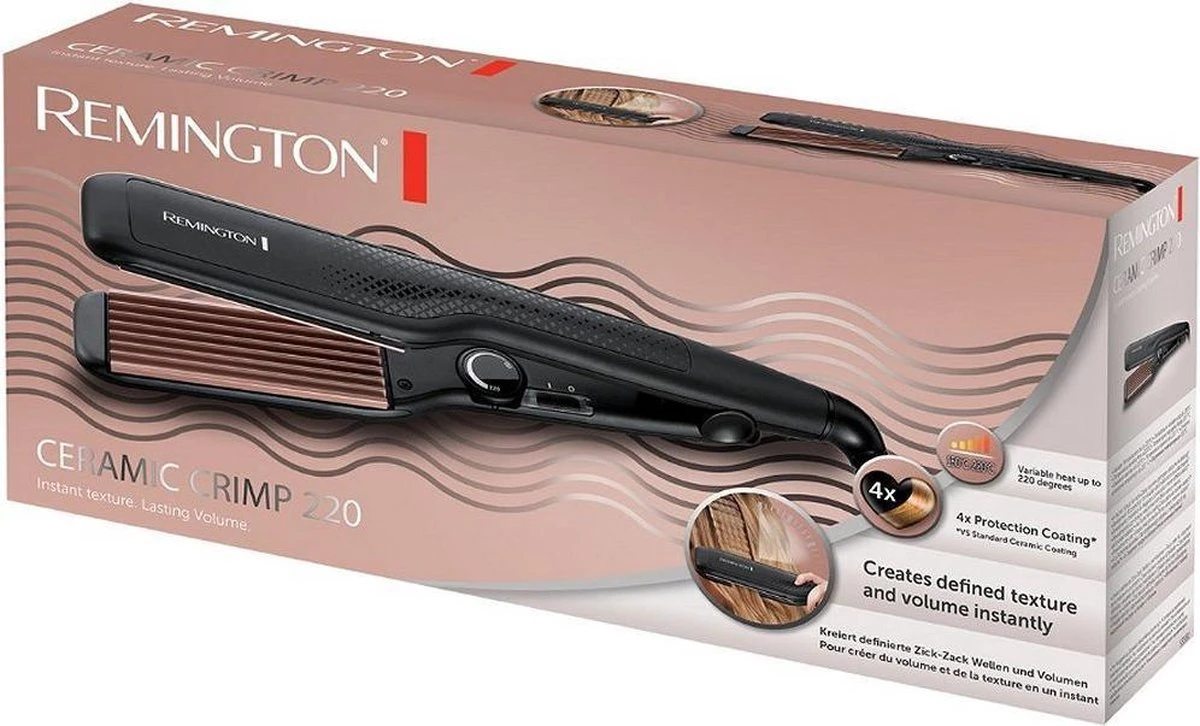 Remington S3580 Ceramic Crimp 220 - Wafeltang - Afbeelding 9