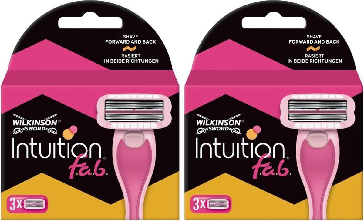 Wilkinson Scheermesjes Intuition F.a.b. - 6 Mesjes (2x3)