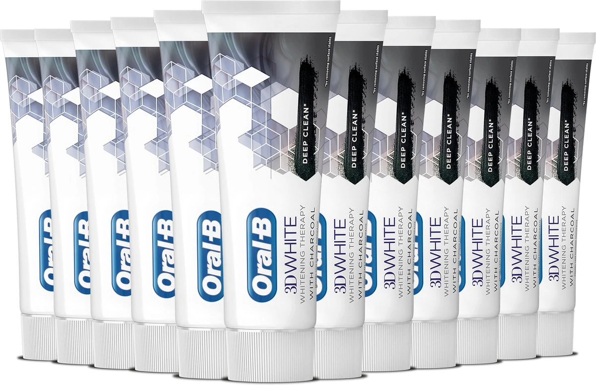Oral B Oral-B 3D White Whitening Therapy Grondige Reiniging Tandpasta - Voordeelverpakking 12x75ml