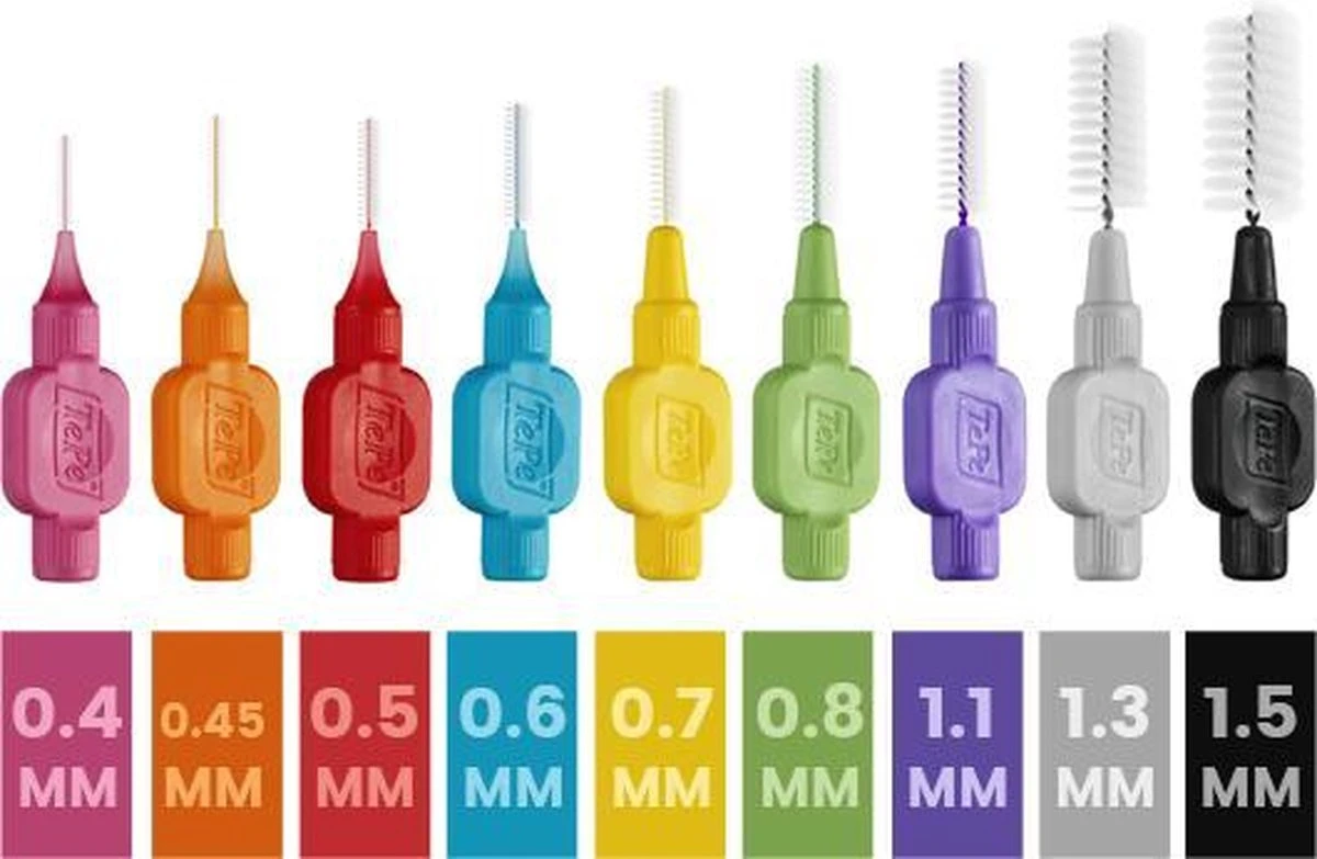 Tepe Interdentale Rager Origineel 0.8 Mm Groen - 25 Stuks - Afbeelding 4