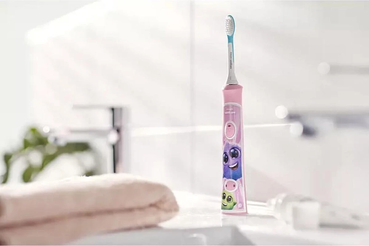 Philips Sonicare For Kids HX6352/42 - Elektrische Tandenborstel - Roze - Afbeelding 7