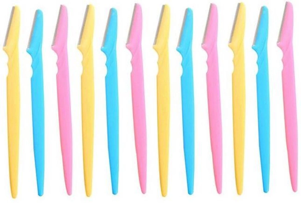 12 Stuks Wenkbrauw Trimmers - Mesjes - Scheermesjes