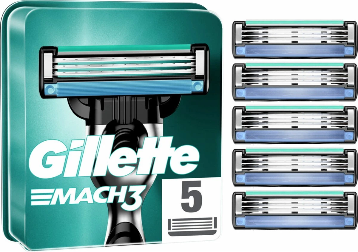 GilletteĀ® Gillette Scheermesjes Mach3 5 Stuks - Afbeelding 7
