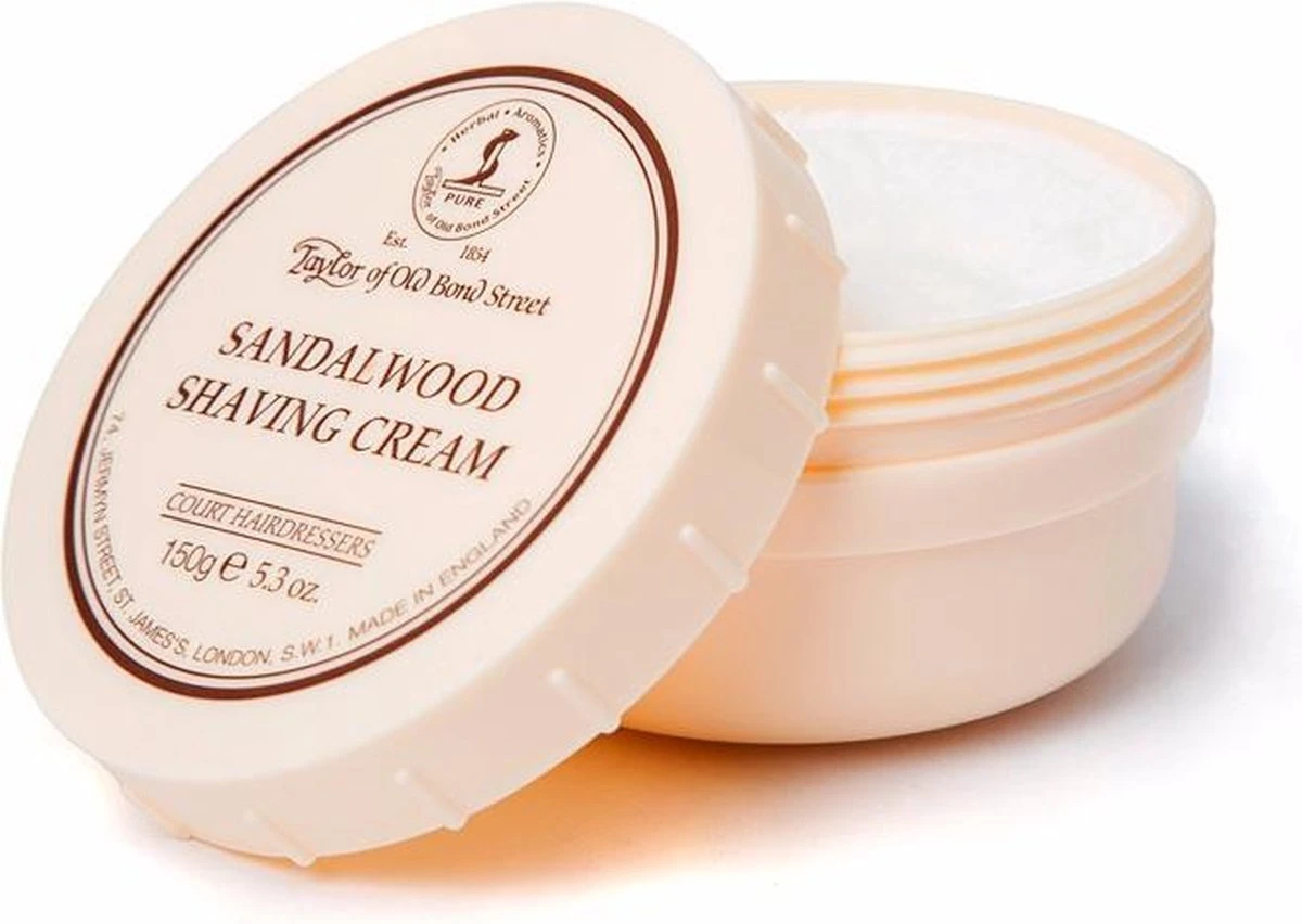Taylor Of Old Bond Street Sandalwood Shaving Cream 150 Gr. - Afbeelding 2