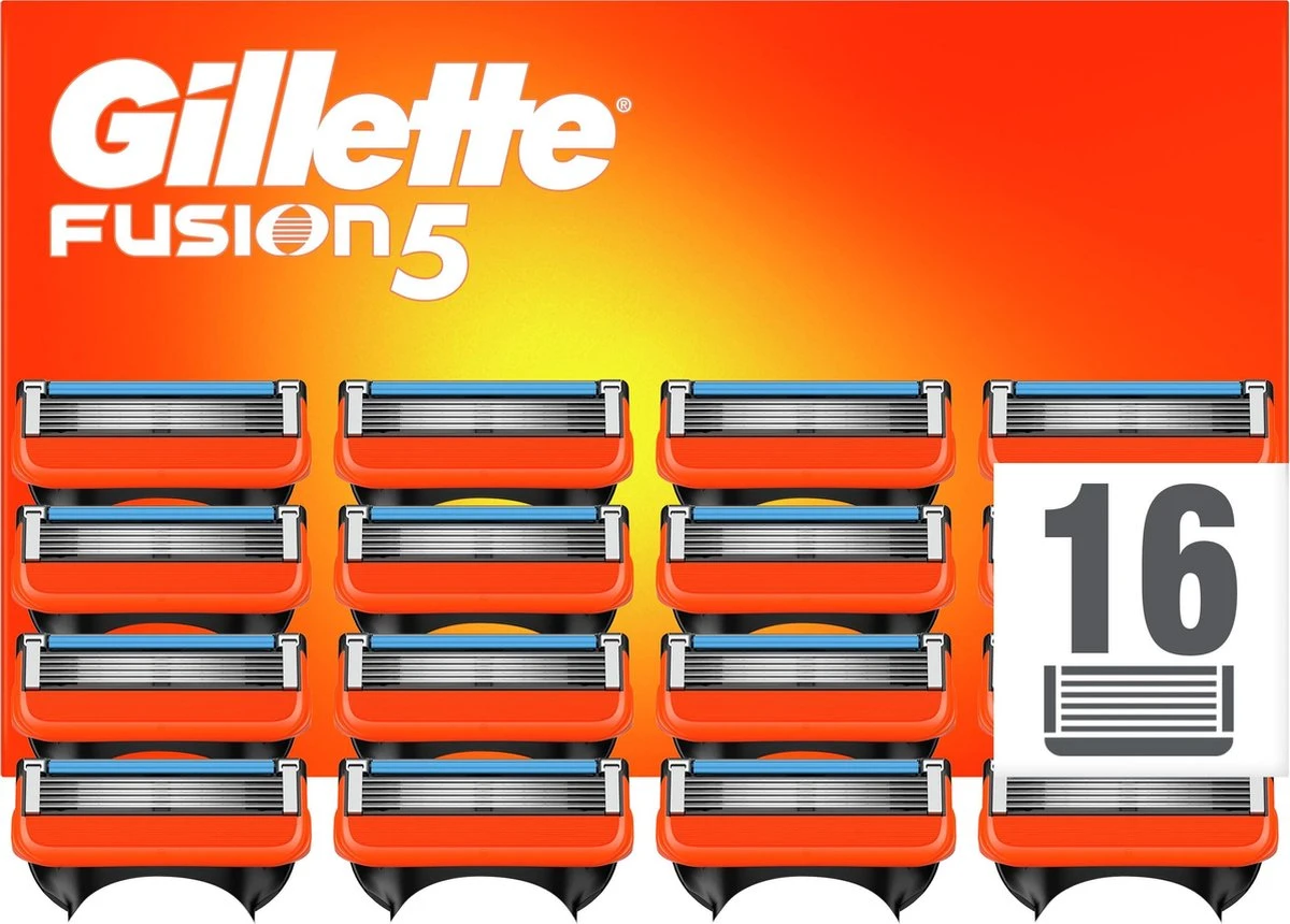 Gillette® Gillette Fusion5 Scheermesjes - 16 Navulmesjes - Brievenbusverpakking 3 Gillette® Gillette Fusion5 Scheermesjes - 16 Navulmesjes - Brievenbusverpakking