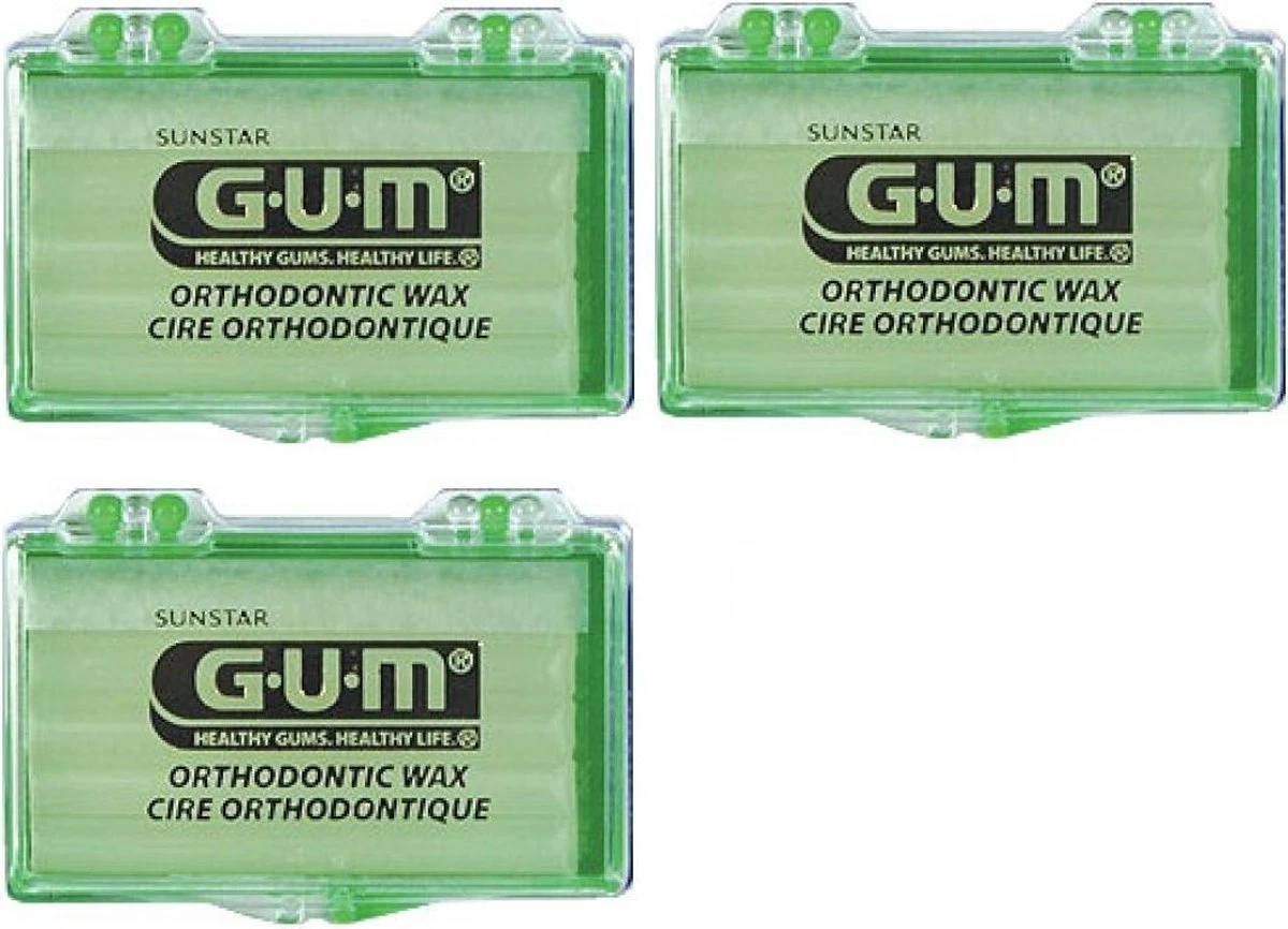 GUMĀ® GUM Orthodontic Wax - 3 Stuks - Voordeelverpakking - Afbeelding 3
