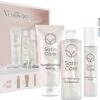 Giftpack Venus Satin Care - Scheersysteem + 2 Navulmesjes + 2-in-1 Reiniger + Scheergel 190ml + Exfoliant 177ml + Verzachtend Serum 50ml