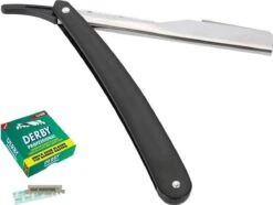 Klassiek Open Scheermes - Inclusief 100 Edge Scheermesjes - Shavette