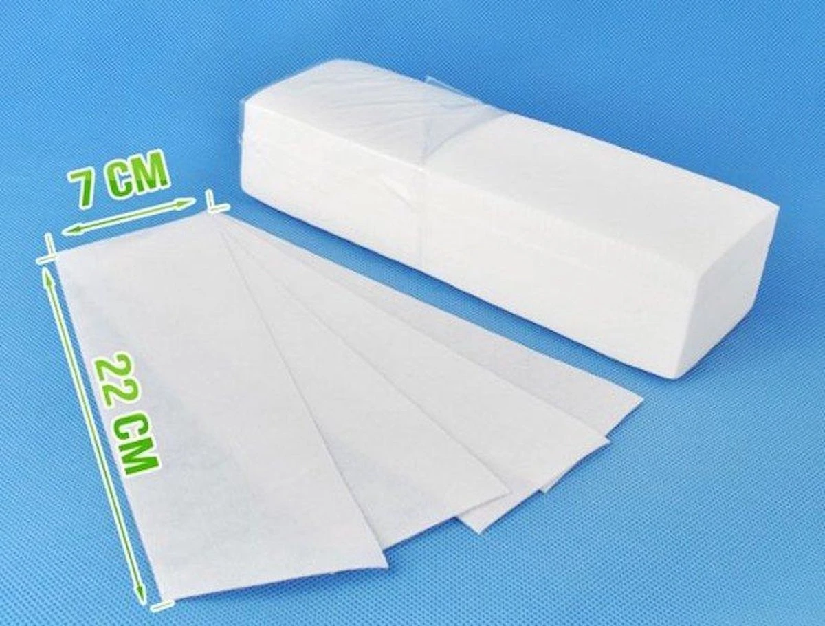 Harsstrips Wax Ontharing Strips - Hars Ontharen - Lichaam & Benen - Waxstrips - Wit - 100 Stuks 4 Harsstrips Wax Ontharing Strips - Hars Ontharen - Lichaam & Benen - Waxstrips - Wit - 100 Stuks - Afbeelding 2